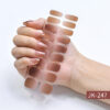 Ice Transparent Cat Eye Aurora Wear Nail Tip Nail Stickers - Image 3