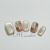 Hand-worn Nail Milk Coffee Cat's Eye Nail Best Nail Tip - Image 5