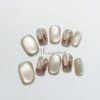 Hand-worn Nail Milk Coffee Cat's Eye Nail Best Nail Tip - Image 8
