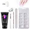 Painless Extension Gel Nail Art Without Paper Holder - Image 6