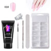 Painless Extension Gel Nail Art Without Paper Holder - Image 2