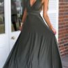 Women's Sexy Long Party Dress Club Floor-Length Summer Backless Bandage Maxi Dress - Image 5