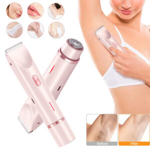 2 In 1 Hair Remover Women's Double Head Shaver Private Pubic Hair