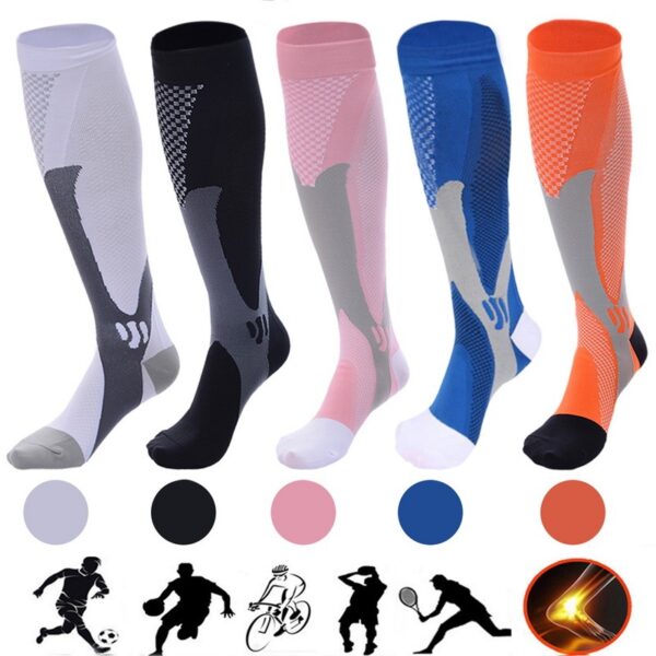 Compression Socks For Men&Women Best Graduated Athletic Fit For Running Flight Travel Boost Stamina