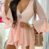 Ladies Fashion Casual Top Shorts Set - Image 3