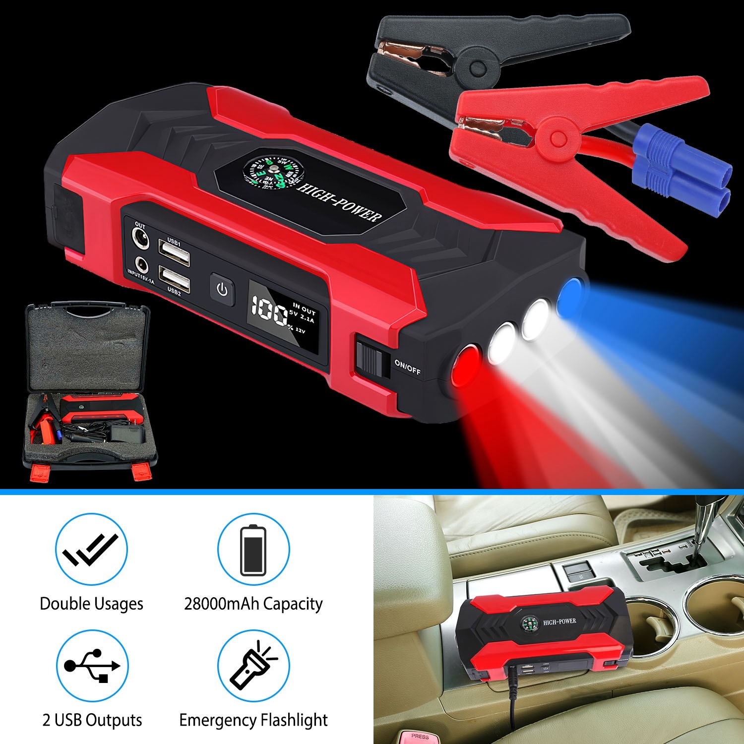 Eagzon 3000A Jump Starter