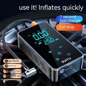 Car Wireless Portable Tire Inflator – Digital Air Pump with Pressure Control