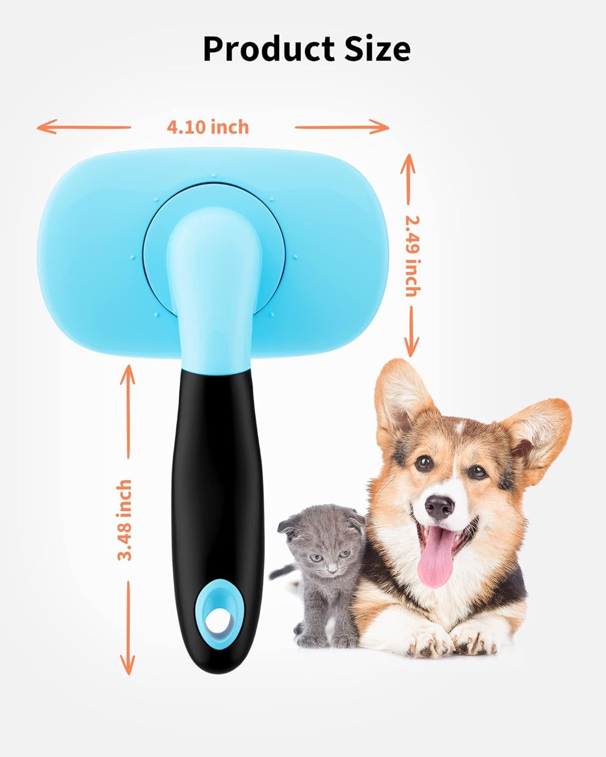 Dog Brush & Cat Brush – Pet Grooming Shedding Brush Tool - Image 2