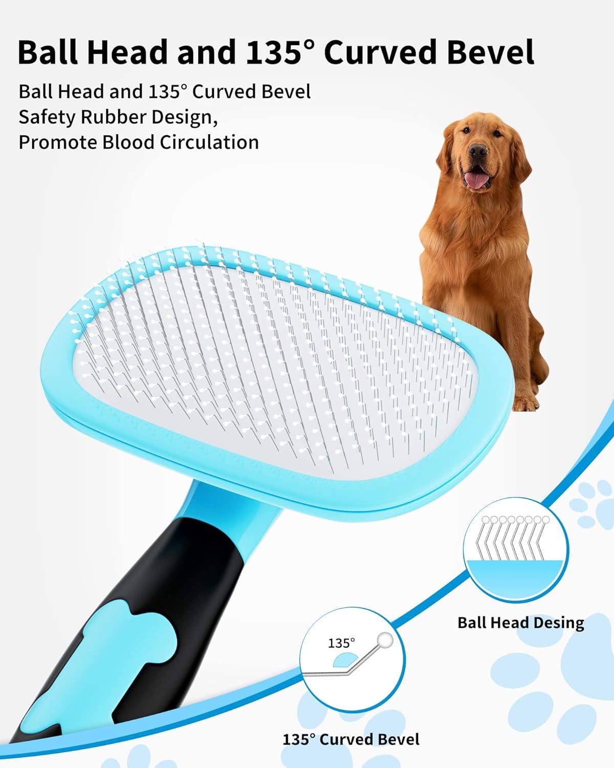 Dog Brush & Cat Brush – Pet Grooming Shedding Brush Tool - Image 10