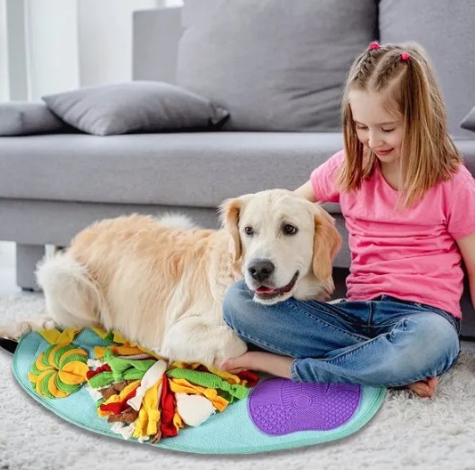 Dog Snuffle Pad Interactive Toy – Treat Puzzle for Small Dogs
