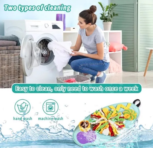 Dog Snuffle Pad Interactive Toy – Treat Puzzle for Small Dogs - Image 2