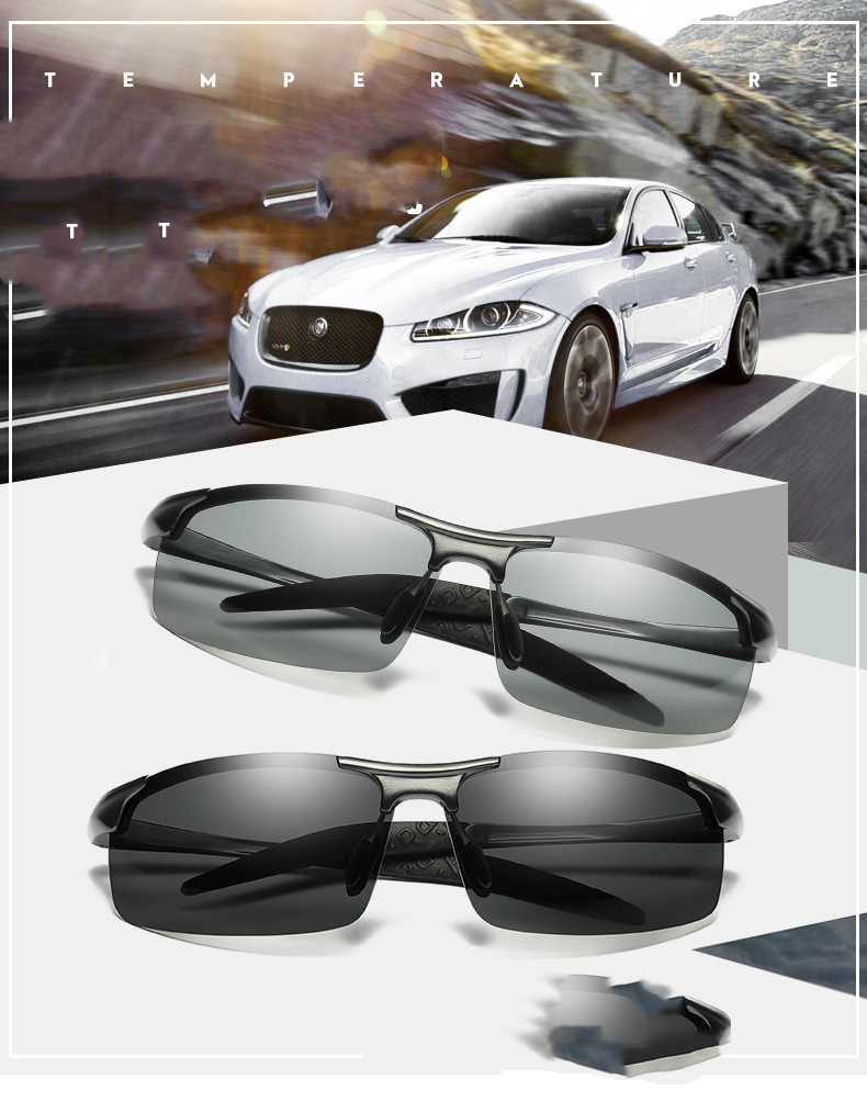 Automatic Color Changing Polarized Sunglasses – Photochromic UV Protection Glasses - Image 5