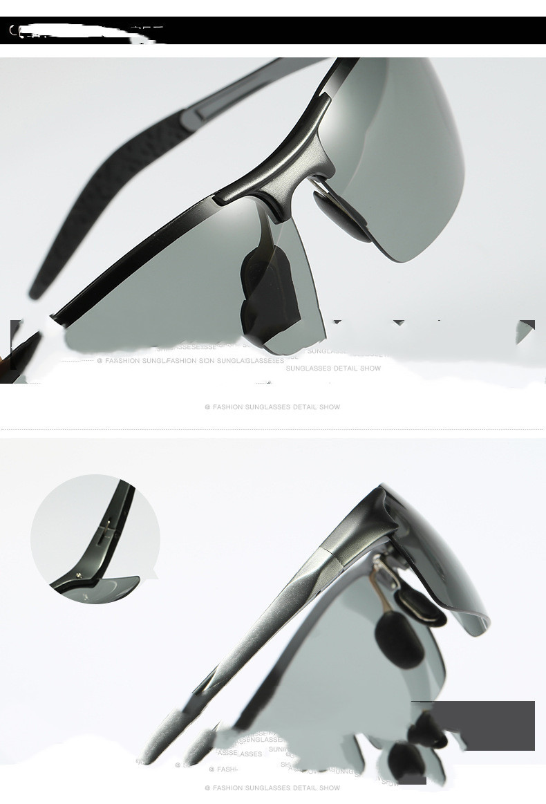 Automatic Color Changing Polarized Sunglasses – Photochromic UV Protection Glasses - Image 2