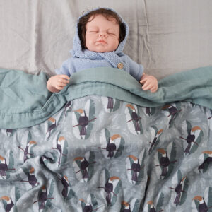 Bamboo Cotton Bath Towel – Soft Absorbent Quilt-Style Towel