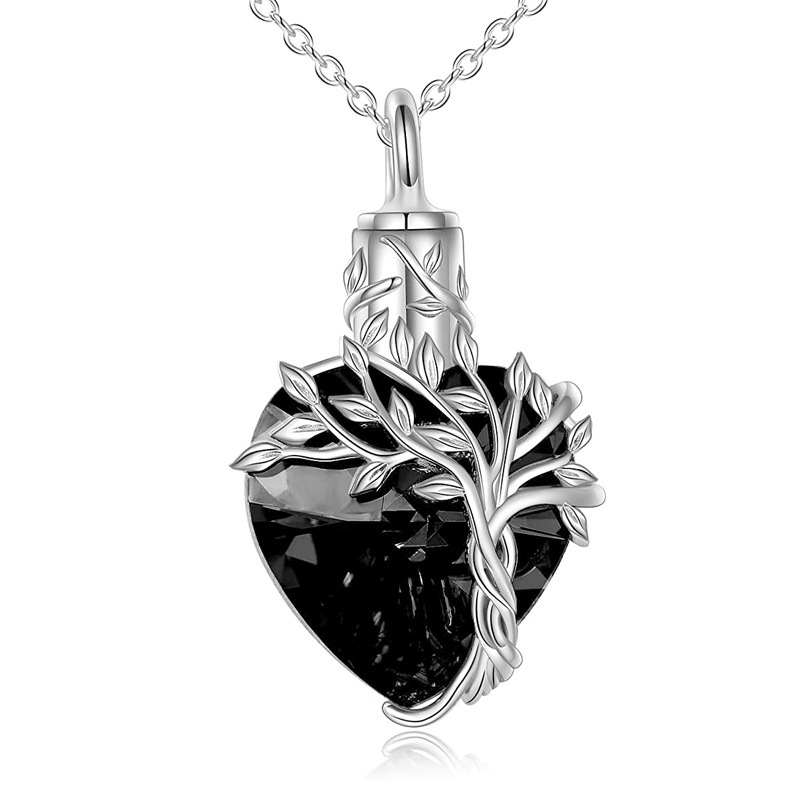 Fashion Heart Crystal Stainless Steel Necklace – Elegant Women’s Jewelry - Image 10