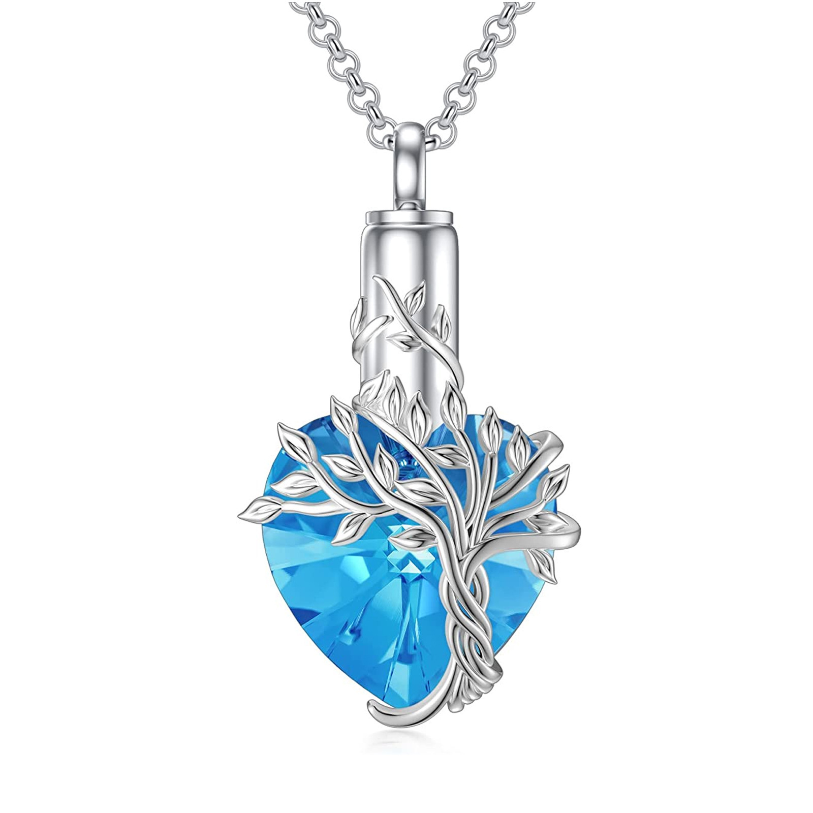 Fashion Heart Crystal Stainless Steel Necklace – Elegant Women’s Jewelry - Image 7