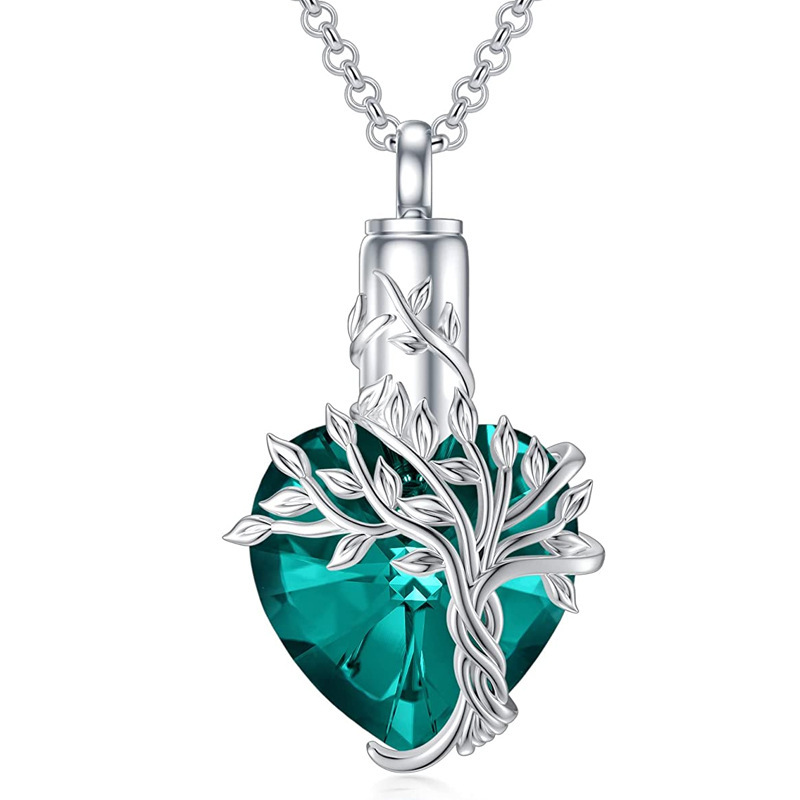 Fashion Heart Crystal Stainless Steel Necklace – Elegant Women’s Jewelry - Image 5