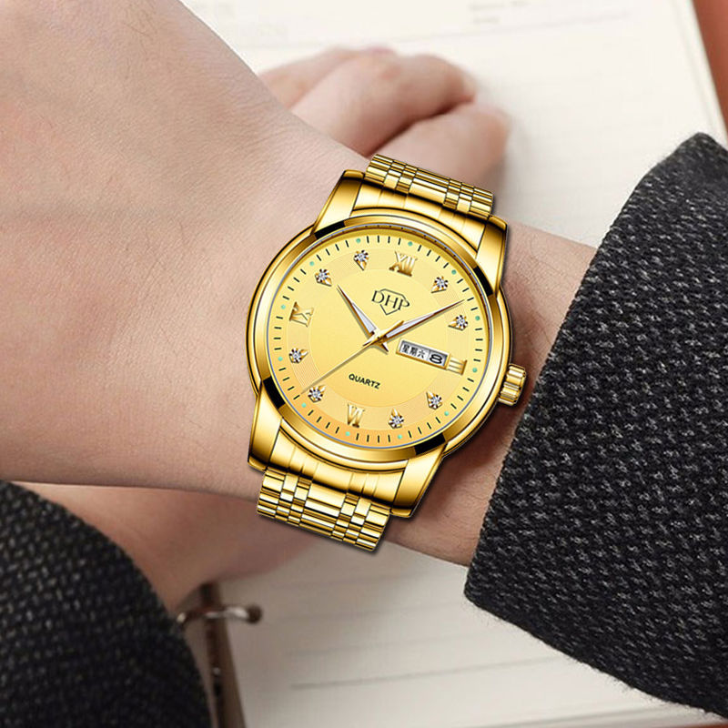 Men’s Automatic Skeleton Watch – Hollow Mechanical Movement with Calendar Display - Image 2