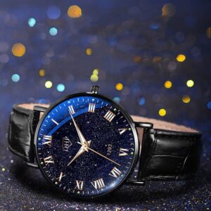 Men’s Automatic Skeleton Watch – Hollow Mechanical Movement with Calendar Display