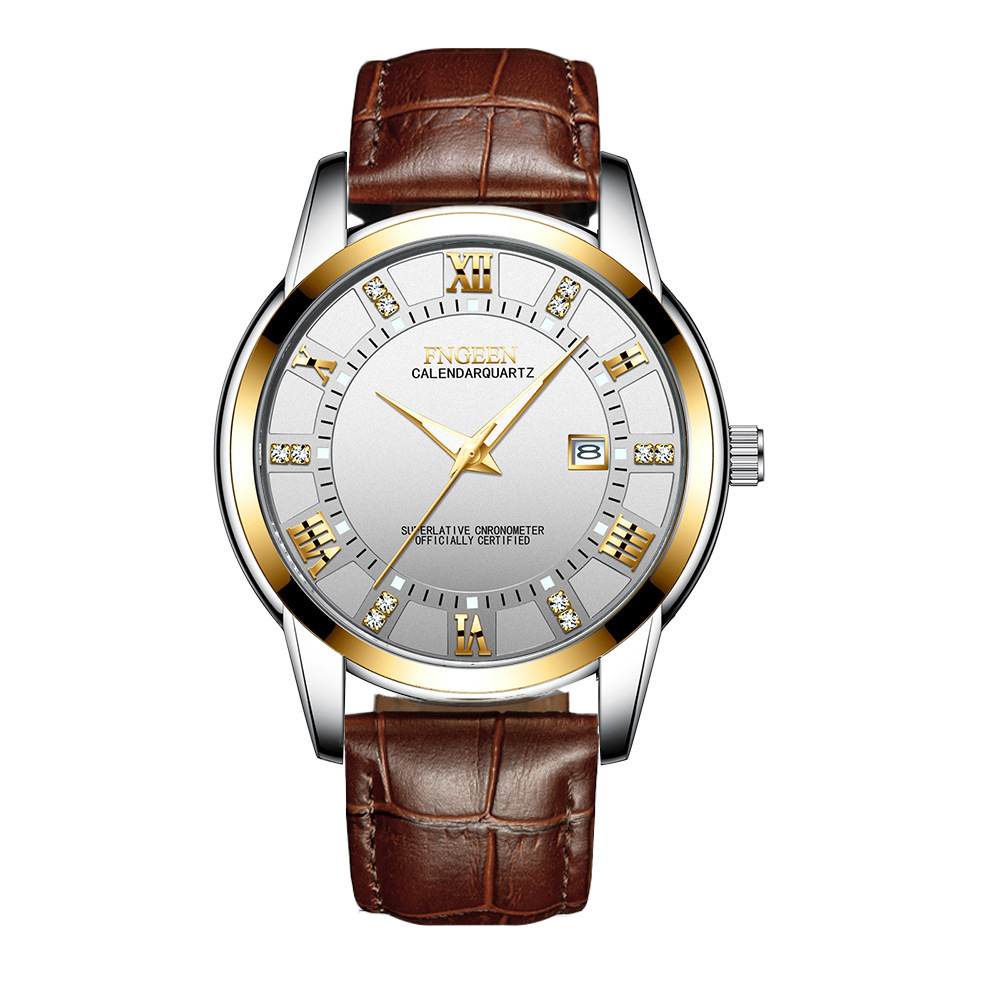 Men's Calendar Fashion Casual Business Ultra-thin Waterproof Quartz Watch - Image 8