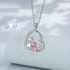 Women’s Animal Love Pendant Necklace – Clavicle Chain Fashion Jewelry